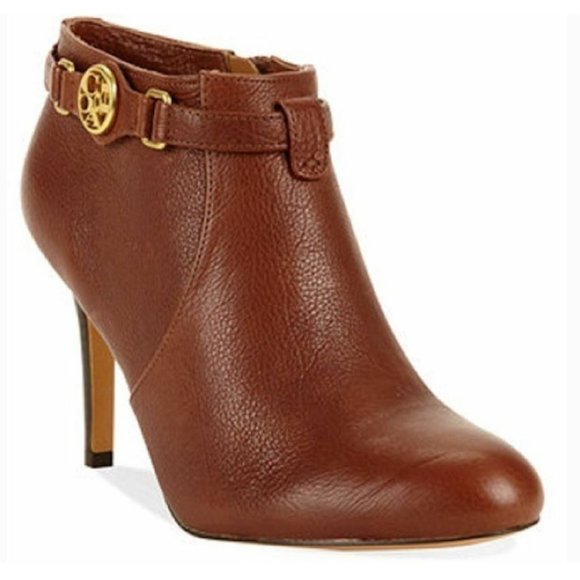 Coach SALENE Cow Safari Leather Ankle Boot Bootie - Picture 1 of 3
